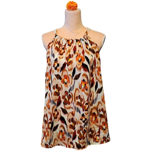 SHEIN Clasi Plus Allover Print Halter Neck Blouse 4X - Picture 5 of 10